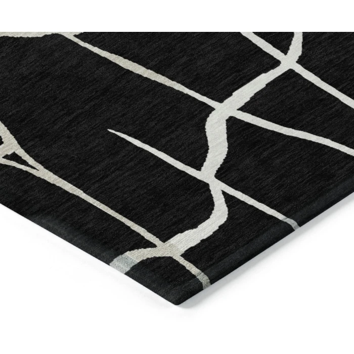 Addison Rugs Chantille Black ACN1049 9ft. x 12ft. Rect. Rug