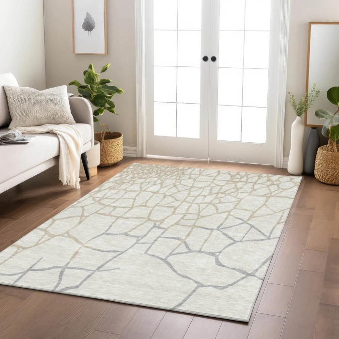 Addison Rugs Chantille Ivory ACN1049 5ft. x 7ft.6in. Rect. Rug