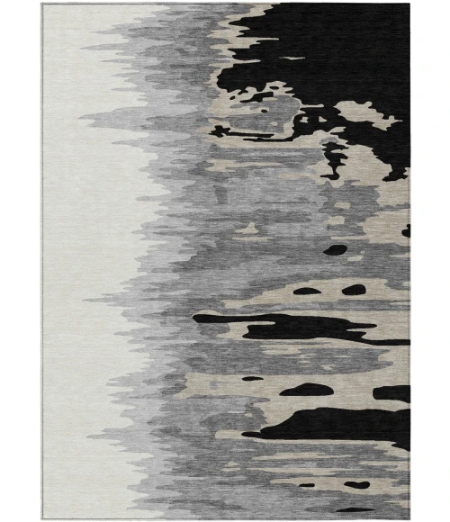 Addison Rugs Chantille Black ACN1050 8ft. x 10ft. Rect. Rug