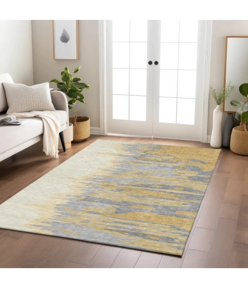 Addison Rugs Chantille Gold ACN1050 5ft. x 7ft.6in. Rect. Rug