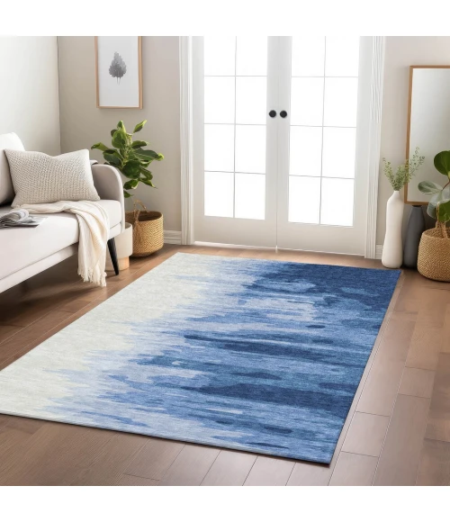 Addison Rugs Chantille Blue ACN1050 5ft. x 7ft.6in. Rect. Rug