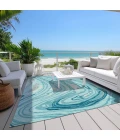 Addison Rugs Chantille Teal ACN1051 8ft. x 10ft. Rect. Rug