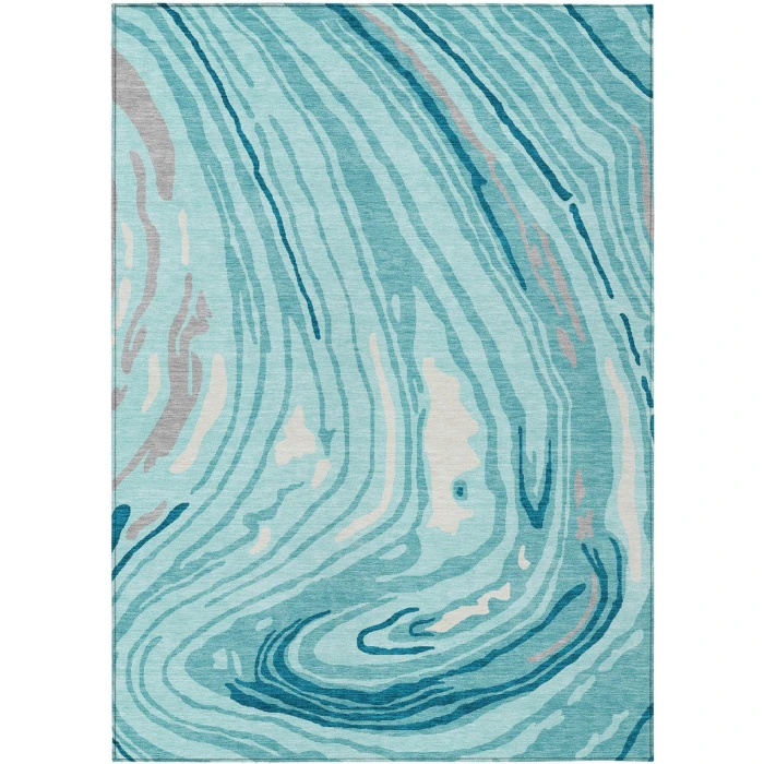 Addison Rugs Chantille Teal ACN1051 8ft. x 10ft. Rect. Rug