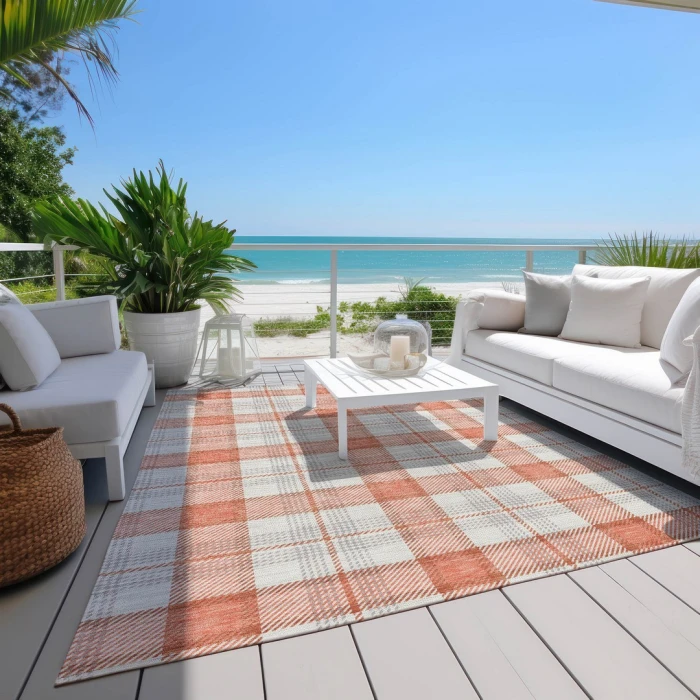 Addison Rugs Chantille Orange ACN1052 5ft. x 7ft.6in. Rect. Rug