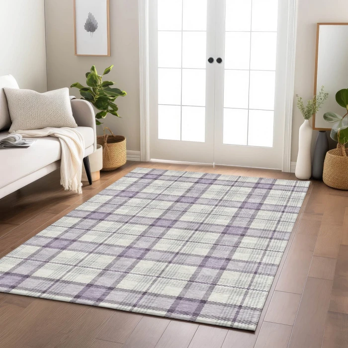 Addison Rugs Chantille Purple ACN1052 8ft. x 10ft. Rect. Rug