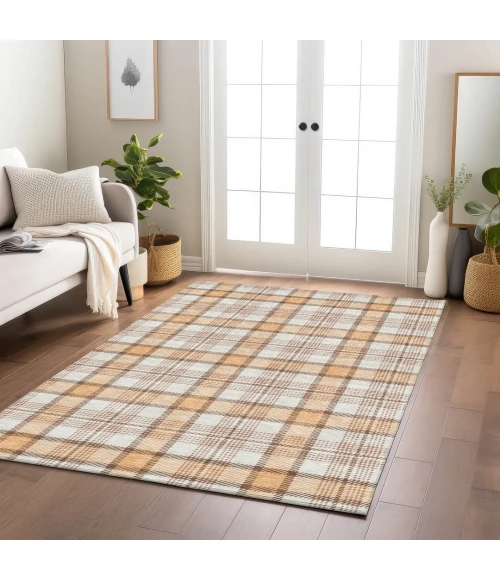 Addison Rugs Chantille Orange ACN1052 9ft. x 12ft. Rect. Rug