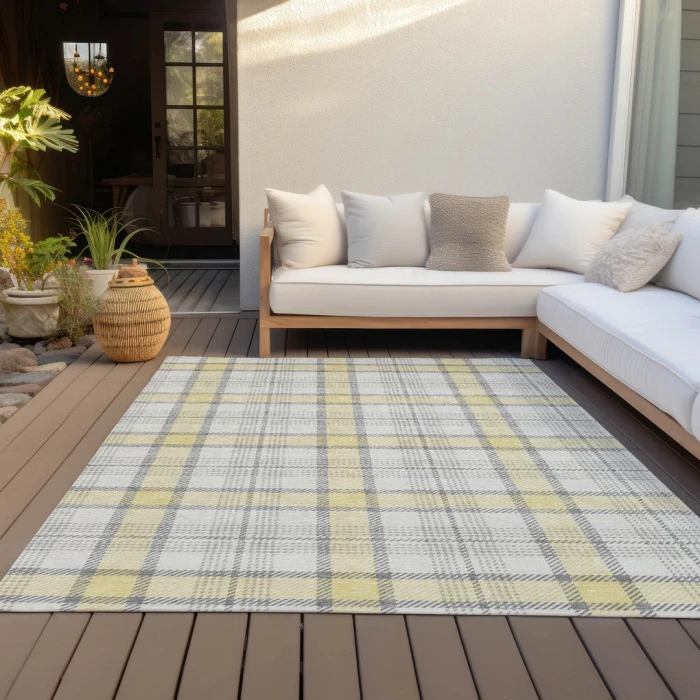 Addison Rugs Chantille Gold ACN1052 9ft. x 12ft. Rect. Rug