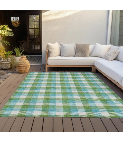 Addison Rugs Chantille Green ACN1053 9ft. x 12ft. Rect. Rug