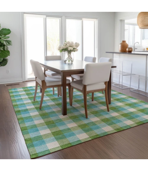 Addison Rugs Chantille Green ACN1053 9ft. x 12ft. Rect. Rug