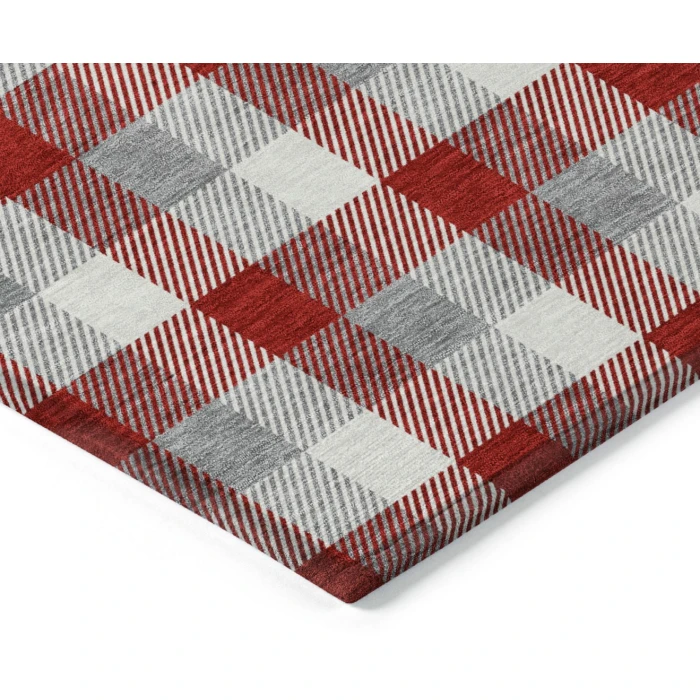 Addison Rugs Chantille Red ACN1053 9ft. x 12ft. Rect. Rug