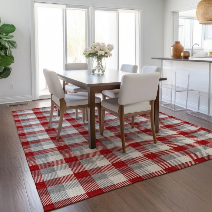 Addison Rugs Chantille Red ACN1053 9ft. x 12ft. Rect. Rug