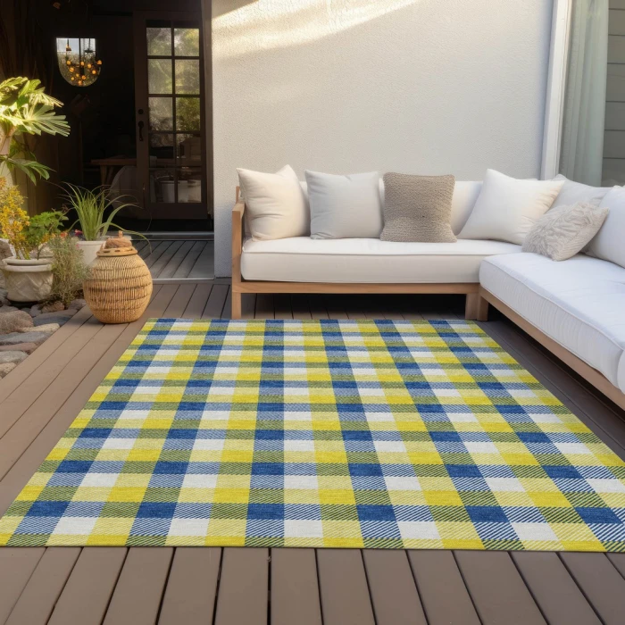 Addison Rugs Chantille Gold ACN1053 8ft. x 10ft. Rect. Rug