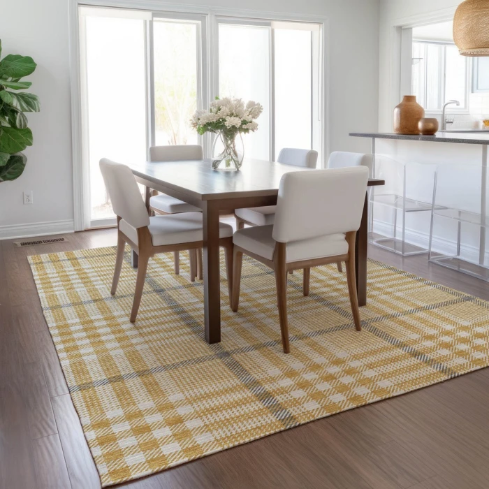 Addison Rugs Chantille Gold ACN1054 9ft. x 12ft. Rect. Rug