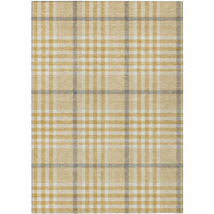Addison Rugs Chantille Gold ACN1054 9ft. x 12ft. Rect. Rug