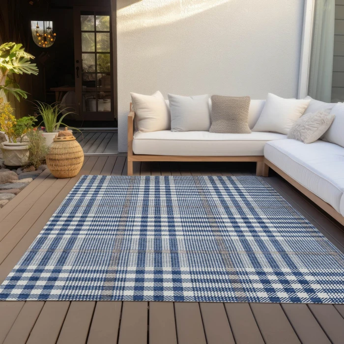 Addison Rugs Chantille Blue ACN1054 5ft. x 7ft.6in. Rect. Rug