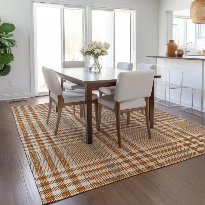 Addison Rugs Chantille Orange ACN1054 5ft. x 7ft.6in. Rect. Rug