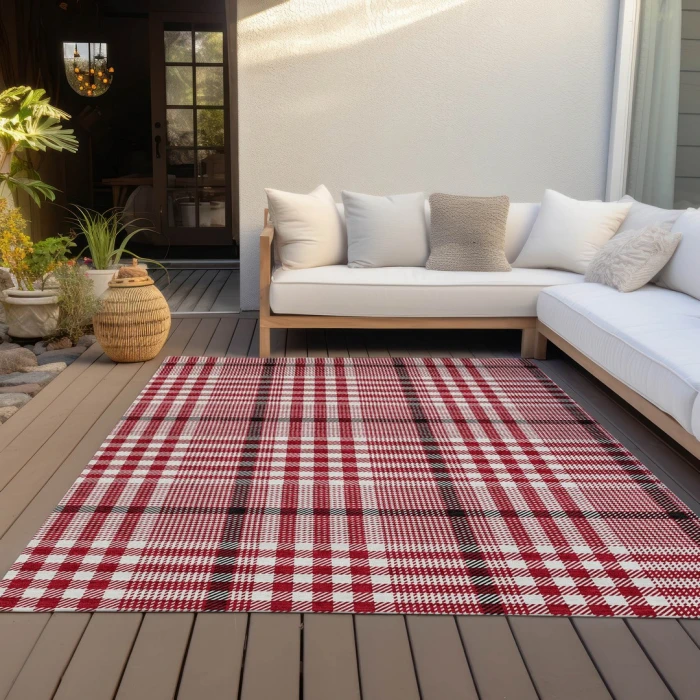 Addison Rugs Chantille Red ACN1054 8ft. x 10ft. Rect. Rug