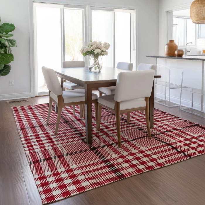 Addison Rugs Chantille Red ACN1054 8ft. x 10ft. Rect. Rug