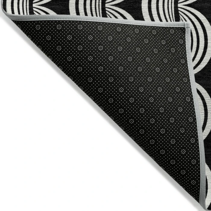 Addison Rugs Chantille Black ACN1055 8ft. x 10ft. Rect. Rug