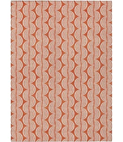 Addison Rugs Chantille Orange ACN1055 9ft. x 12ft. Rect. Rug