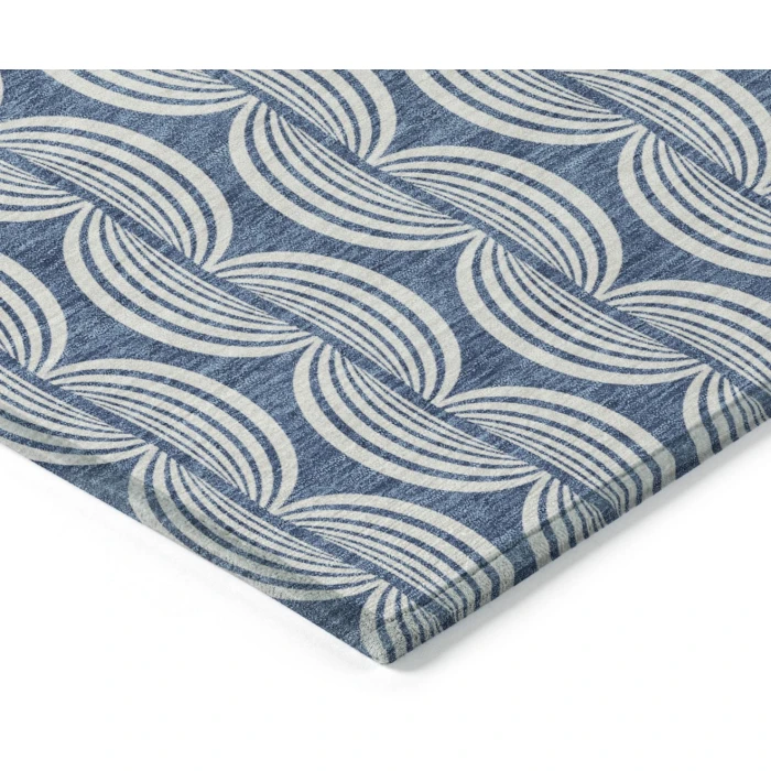 Addison Rugs Chantille Blue ACN1055 5ft. x 7ft.6in. Rect. Rug