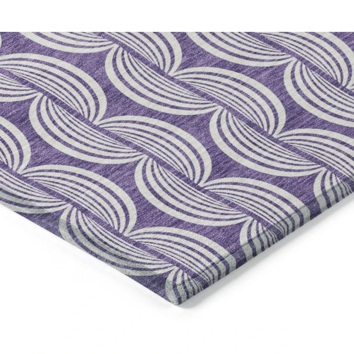 Addison Rugs Chantille Purple ACN1055 5ft. x 7ft.6in. Rect. Rug