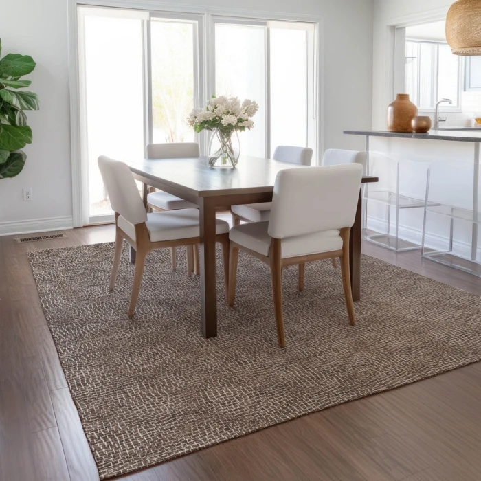 Addison Rugs Chantille Brown ACN1057 9ft. x 12ft. Rect. Rug
