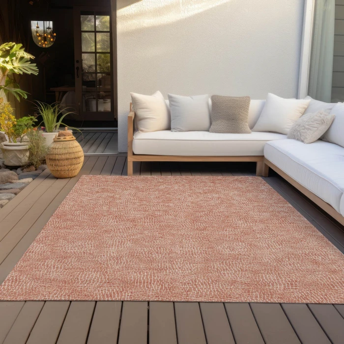 Addison Rugs Chantille Orange ACN1057 9ft. x 12ft. Rect. Rug