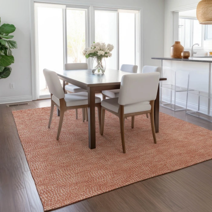 Addison Rugs Chantille Orange ACN1057 9ft. x 12ft. Rect. Rug