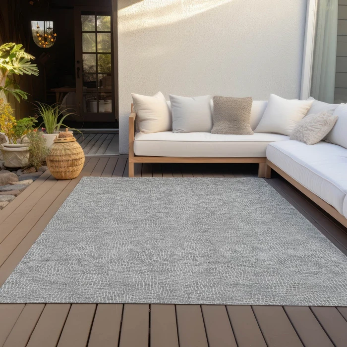 Addison Rugs Chantille Gray ACN1057 9ft. x 12ft. Rect. Rug