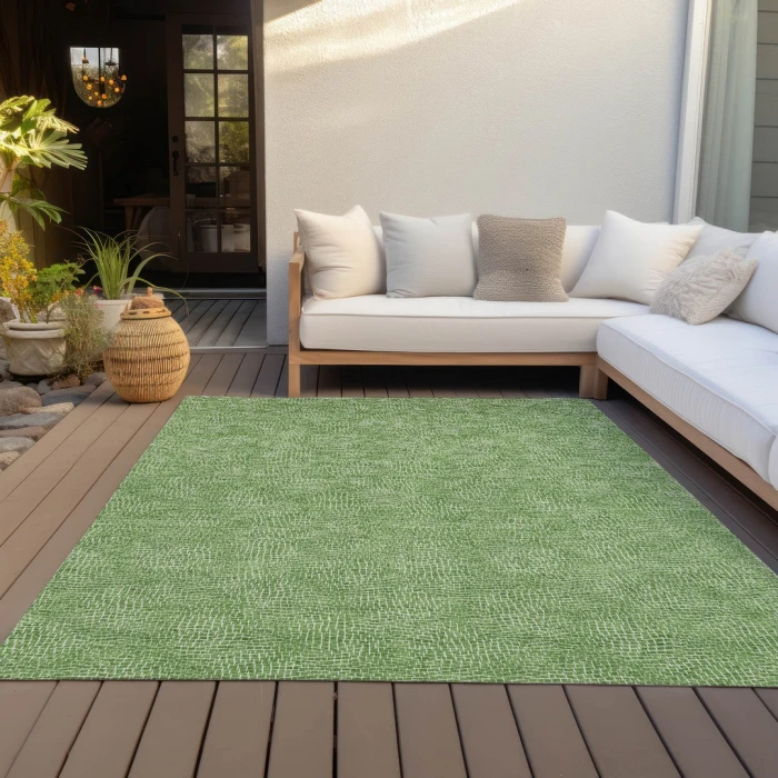 Addison Rugs Chantille Green ACN1057 9ft. x 12ft. Rect. Rug