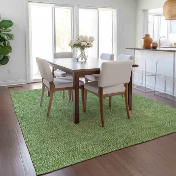 Addison Rugs Chantille Green ACN1057 9ft. x 12ft. Rect. Rug
