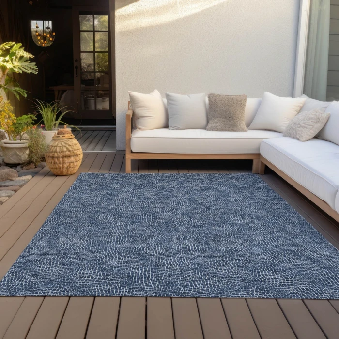 Addison Rugs Chantille Blue ACN1057 9ft. x 12ft. Rect. Rug