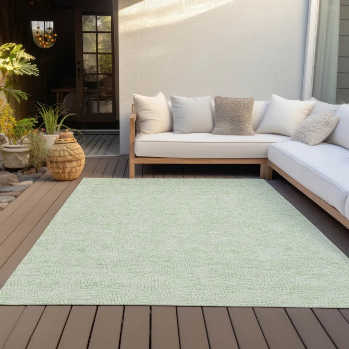 Addison Rugs Chantille Green ACN1058 9ft. x 12ft. Rect. Rug
