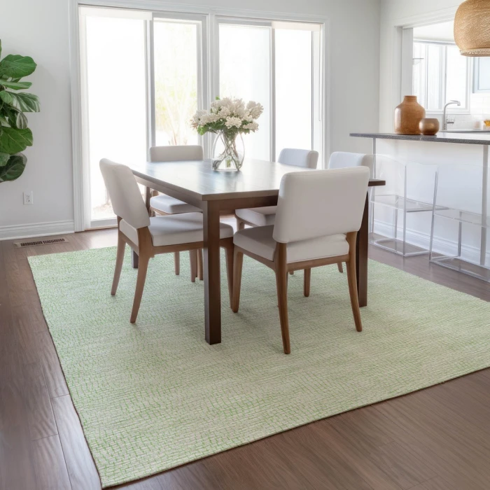 Addison Rugs Chantille Green ACN1058 9ft. x 12ft. Rect. Rug