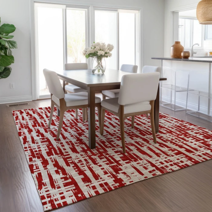 Addison Rugs Chantille Red ACN1059 5ft. x 7ft.6in. Rect. Rug