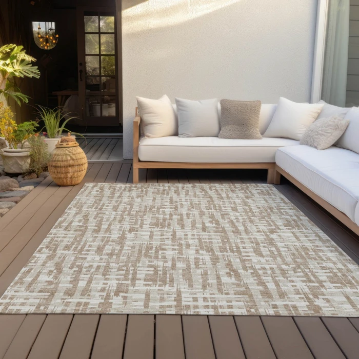 Addison Rugs Chantille Brown ACN1059 8ft. x 10ft. Rect. Rug