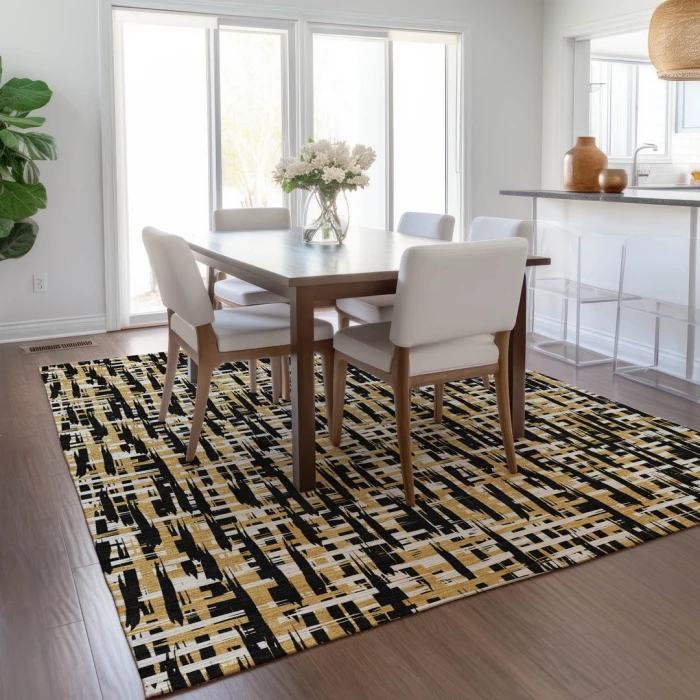 Addison Rugs Chantille Black ACN1060 5ft. x 7ft.6in. Rect. Rug