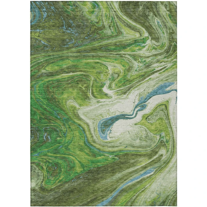 Addison Rugs Chantille Green ACN1061 9ft. x 12ft. Rect. Rug