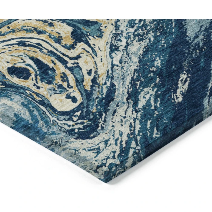 Addison Rugs Chantille Blue ACN1061 5ft. x 7ft.6in. Rect. Rug