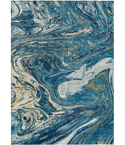 Addison Rugs Chantille Blue ACN1061 5ft. x 7ft.6in. Rect. Rug