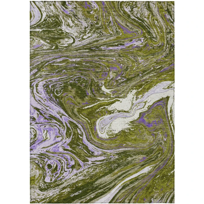 Addison Rugs Chantille Green ACN1061 5ft. x 7ft.6in. Rect. Rug
