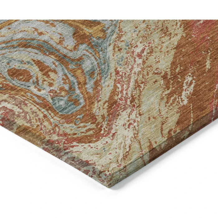 Addison Rugs Chantille Orange ACN1061 8ft. x 10ft. Rect. Rug