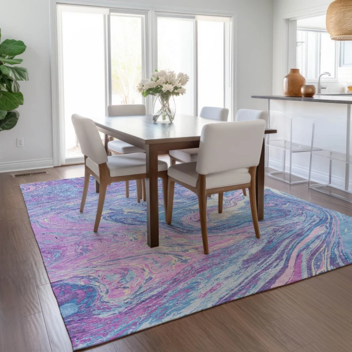 Addison Rugs Chantille Blue ACN1061 8ft. x 10ft. Rect. Rug