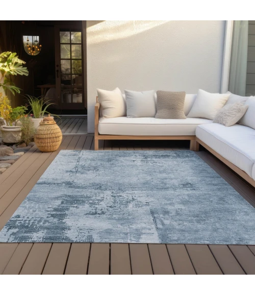 Addison Rugs Chantille Blue ACN1062 8ft. x 10ft. Rect. Rug