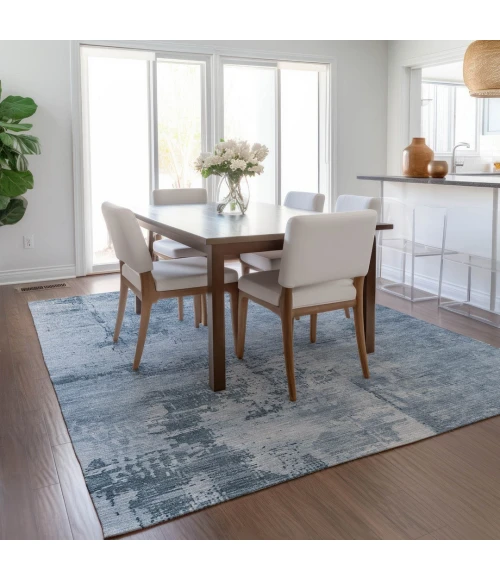 Addison Rugs Chantille Blue ACN1062 8ft. x 10ft. Rect. Rug