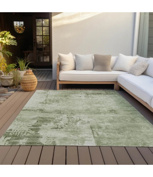 Addison Rugs Chantille Green ACN1062 8ft. x 10ft. Rect. Rug