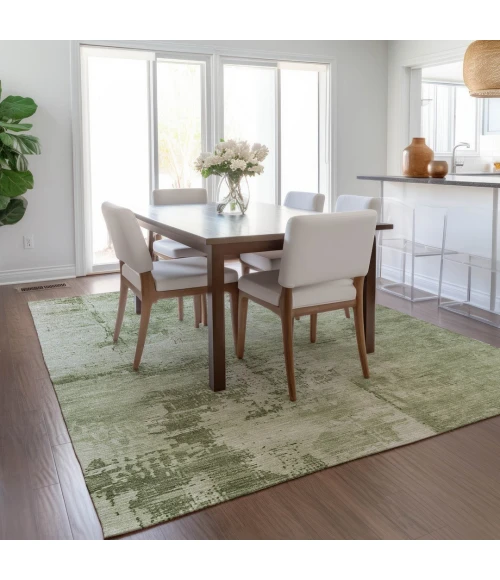 Addison Rugs Chantille Green ACN1062 8ft. x 10ft. Rect. Rug