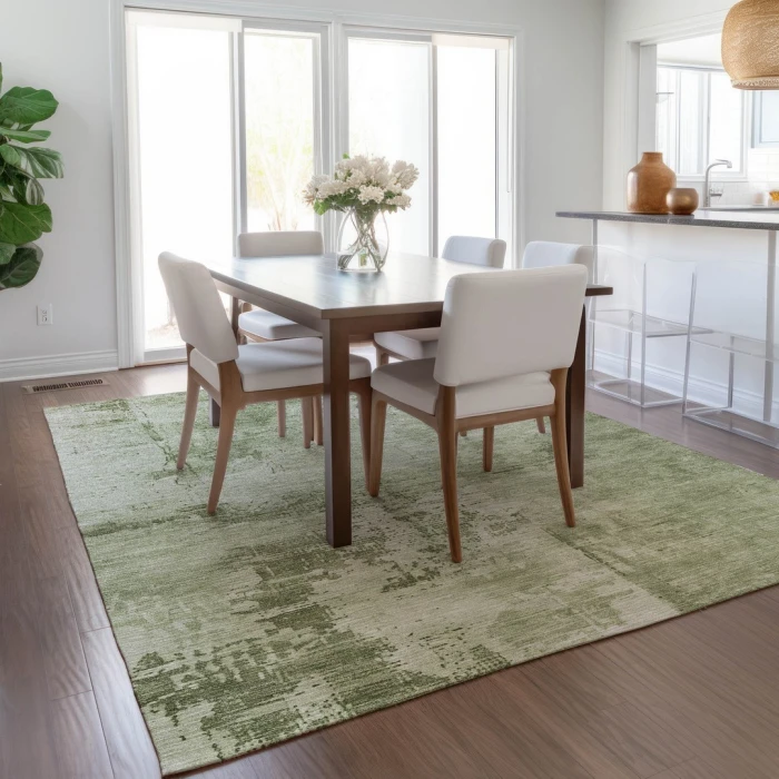 Addison Rugs Chantille Green ACN1062 5ft. x 7ft.6in. Rect. Rug