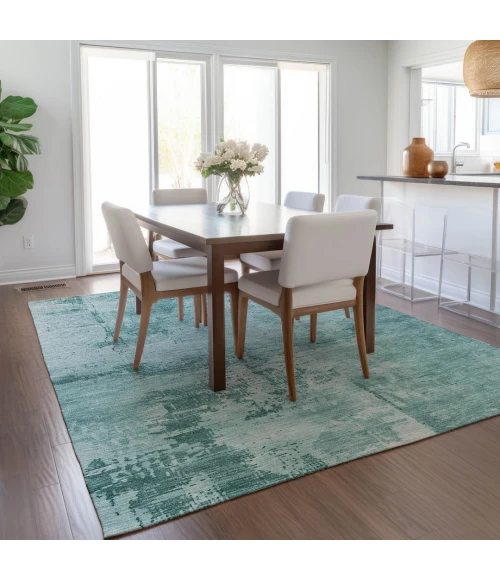 Addison Rugs Chantille Teal ACN1062 5ft. x 7ft.6in. Rect. Rug